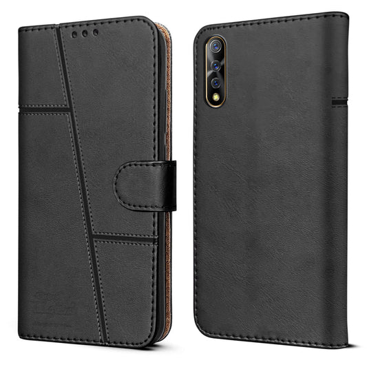 Vivo S1/Z1x Flip Case Cover ( Black )