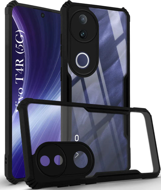 Vivo T4R 5G Back Cover (Black Bumper)