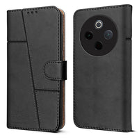 Leather Wallet Cover for Vivo T4 5G