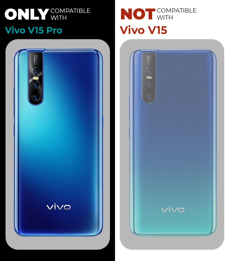 Crystal Clear Hard Back Anti-Yellowing Phone Case For Vivo V15 Pro