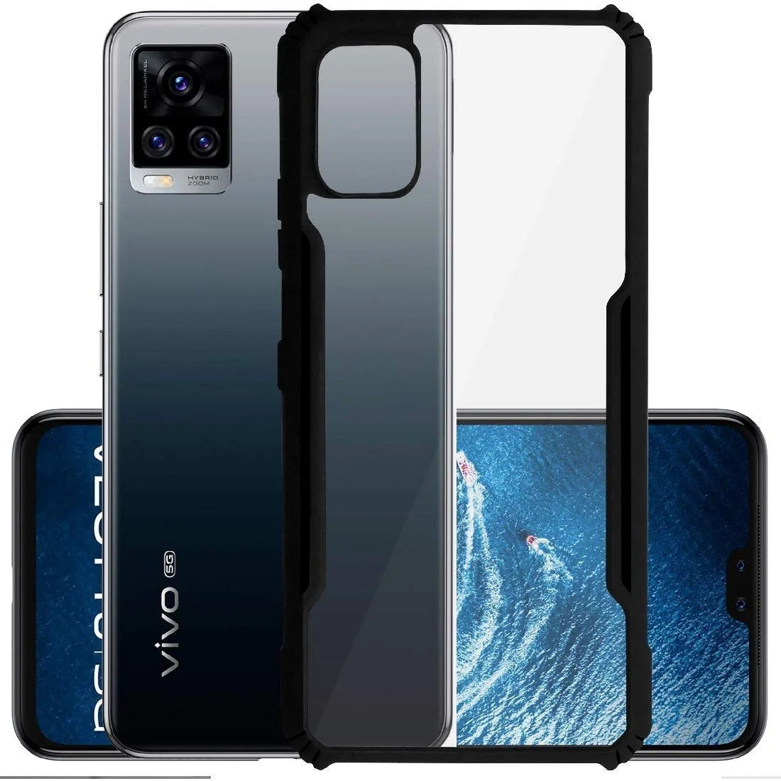 Vivo V20 Pro 5G Back Cover (Silicone Border)