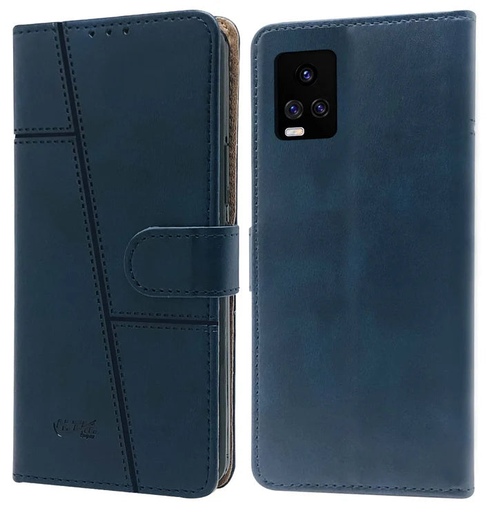 Leather Wallet Cover for Vivo V20