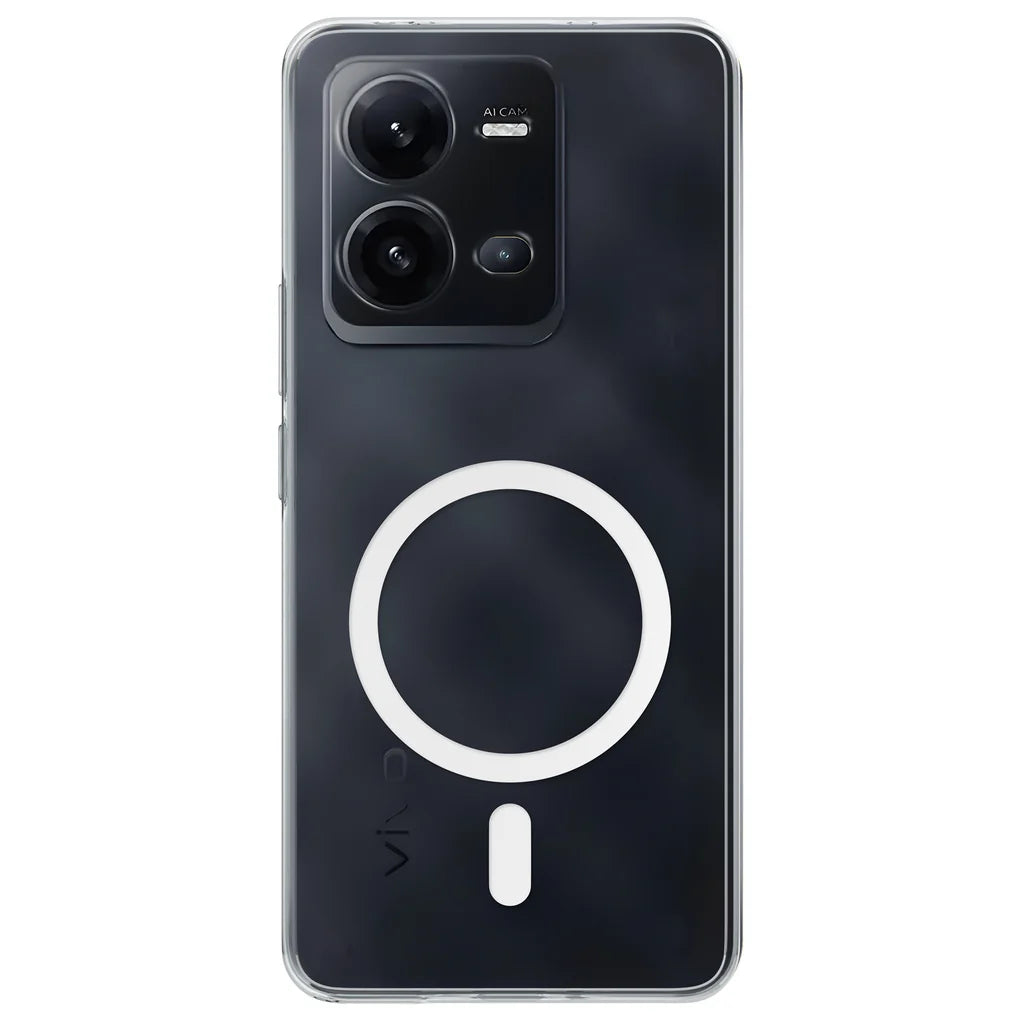 Magnetic Case for Vivo V25 5G Clear Compatible with MagSafe