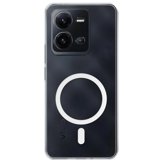 Magnetic Case for Vivo V25 5G Clear Compatible with MagSafe