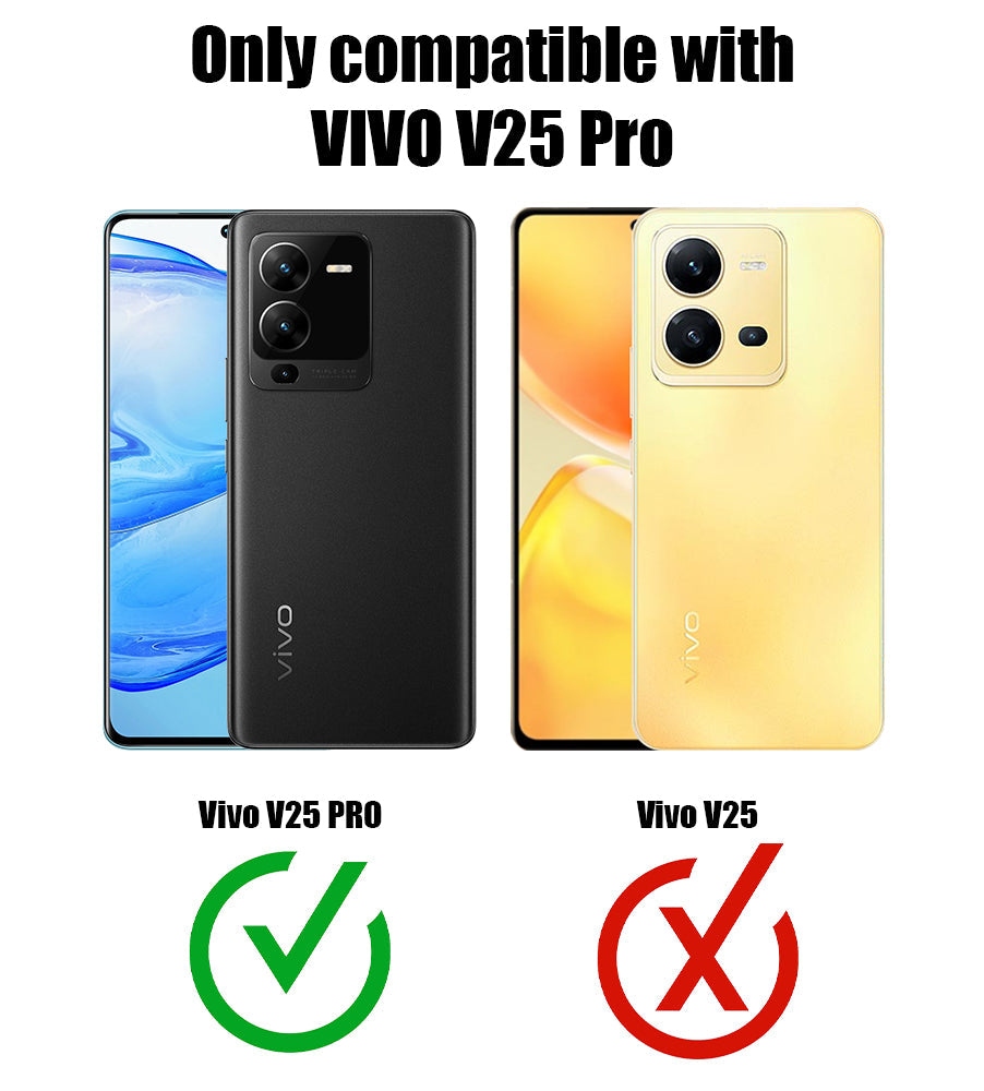 Crystal Clear Hard Back Anti-Yellowing Phone Case Vivo V25 Pro 5G