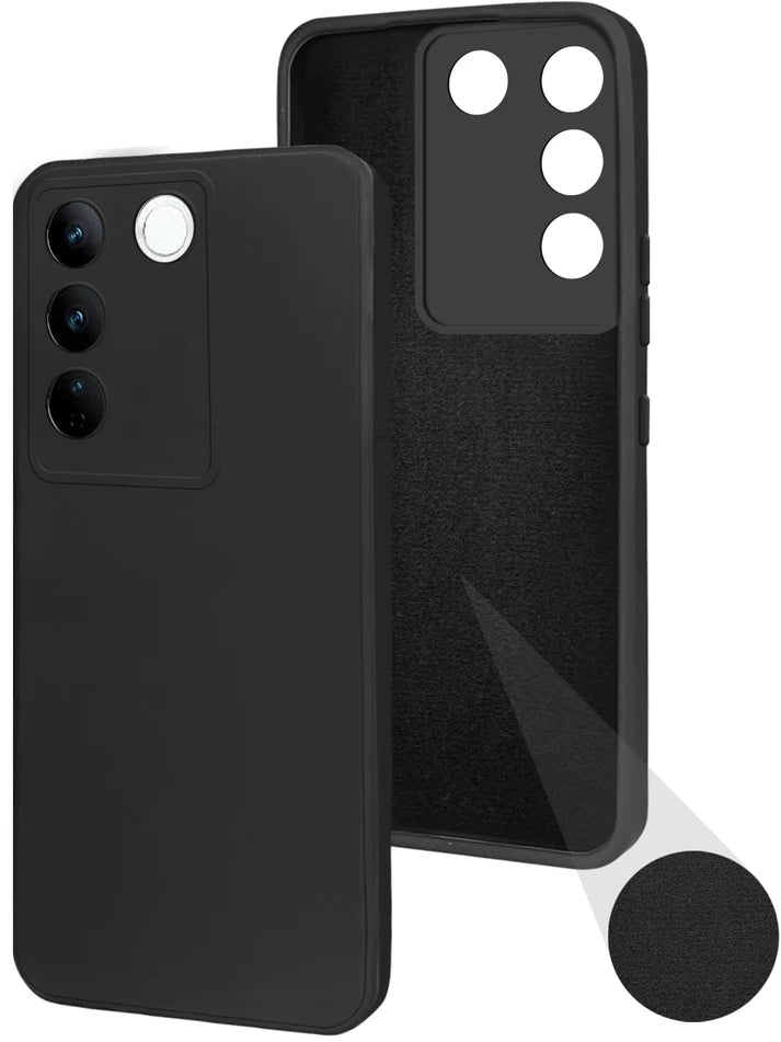 Matte Finish Silicone Cover For Vivo V27/V27 Pro