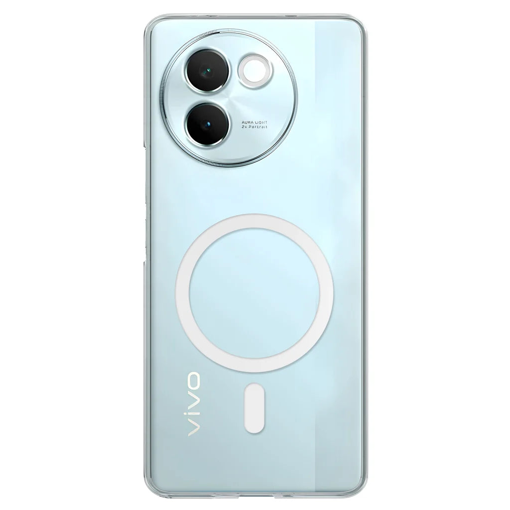 Magnetic Case for Vivo V30e Clear Compatible with MagSafe
