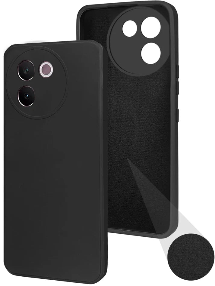 Matte Finish Silicone Cover For Vivo V30e 5G