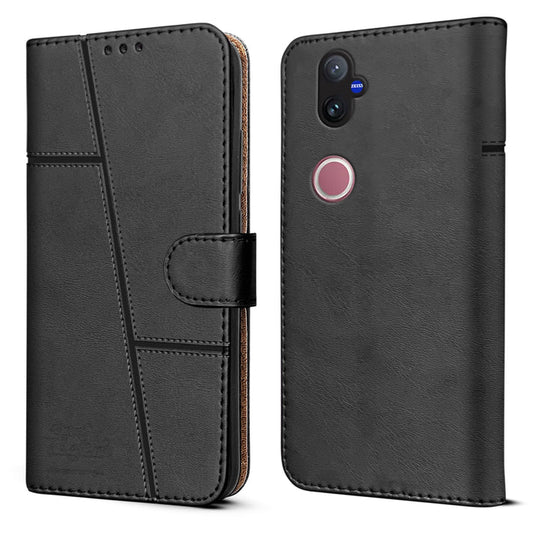 Leather Wallet Cover for Vivo V50 | Vivo V50e