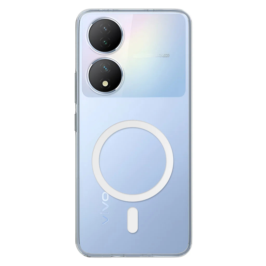 Magnetic Case for Vivo Y100 Clear Compatible with MagSafe