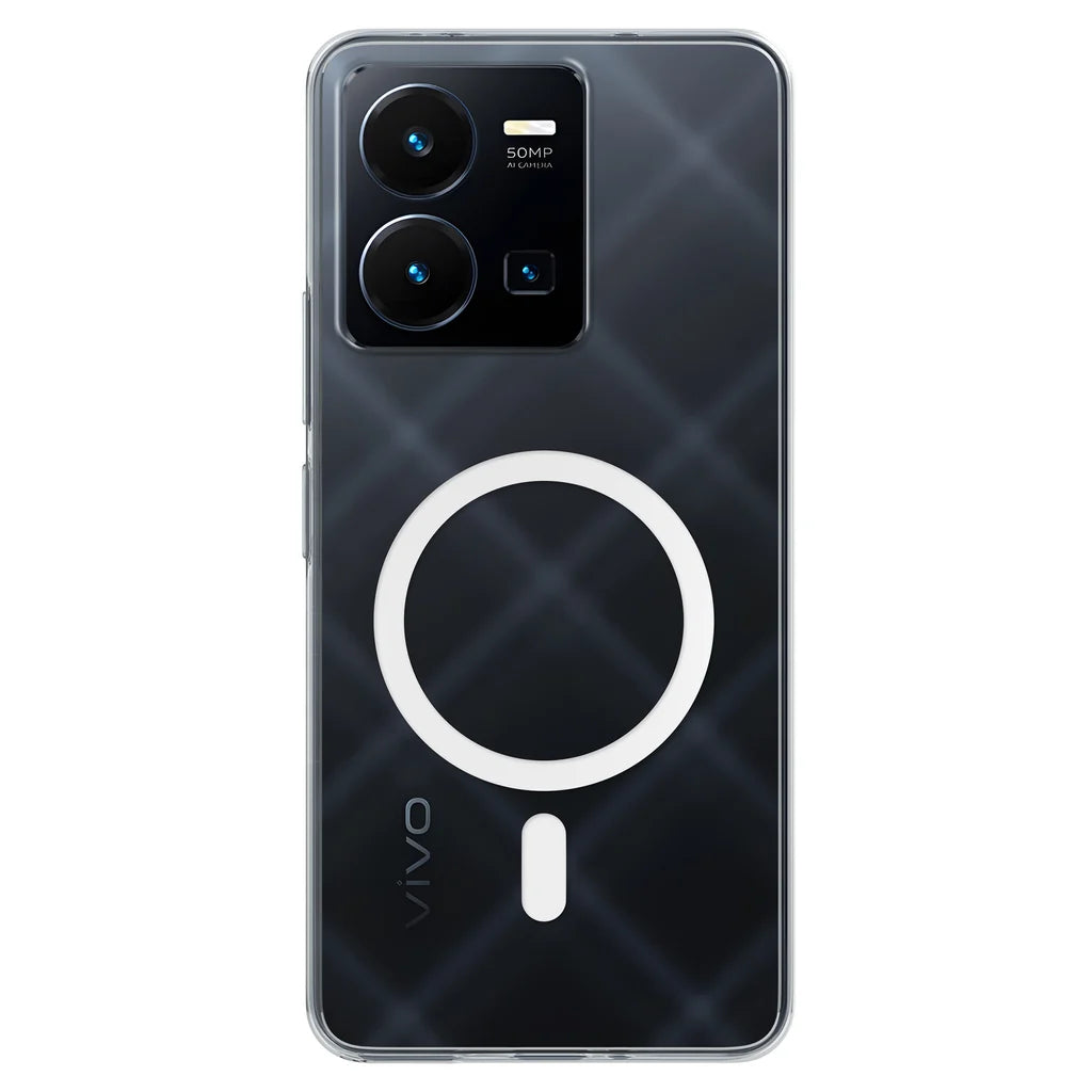 Magnetic Case for Vivo Y35 Clear Compatible with MagSafe