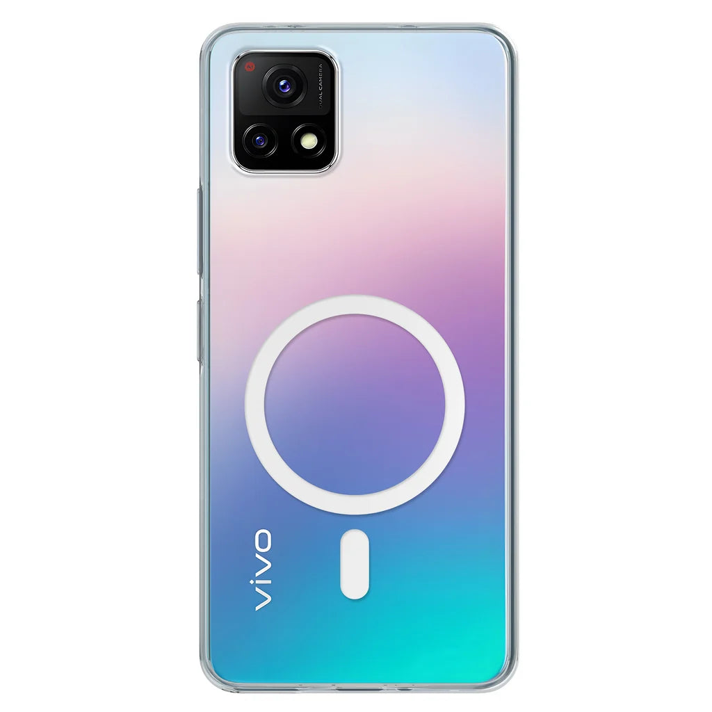 Magnetic Case for Vivo Y72 5G Clear Compatible with MagSafe