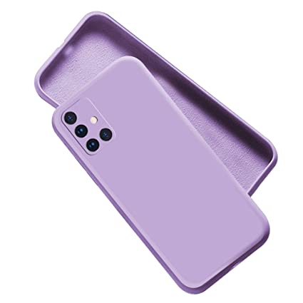 Samsung A71 Back Cover (Silicone + Cloth ) Soft