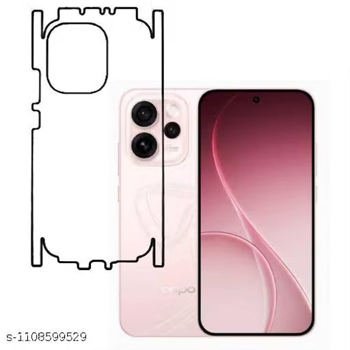 Oppo Reno 15 pro mini 5g Back Screen Guard For Matte Finish, Smooth Touch, Unbreakable Membrane