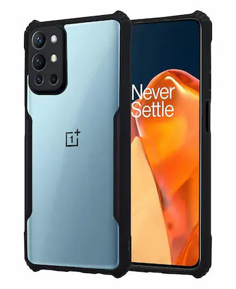 Oneplus 9r Back Cover (Silicone Border)
