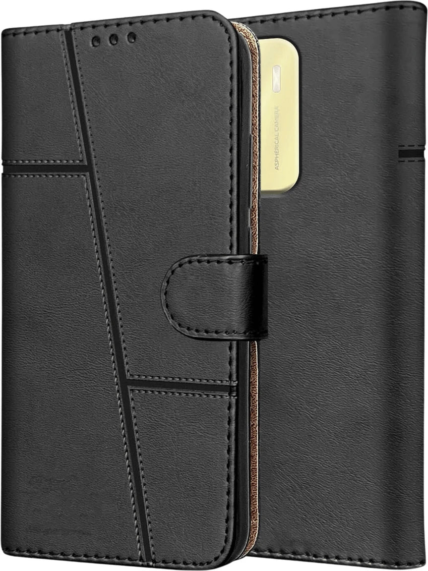 Vivo V25 5G Flip Case Cover ( Black )