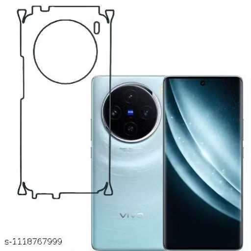 VIVO X100 5G Back Screen Guard For Matte Finish, Smooth Touch, Unbreakable Membrane