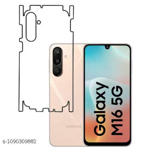 Samsung Galaxy M16 5G Back Screen Guard For Matte Finish, Smooth Touch, Unbreakable Membrane