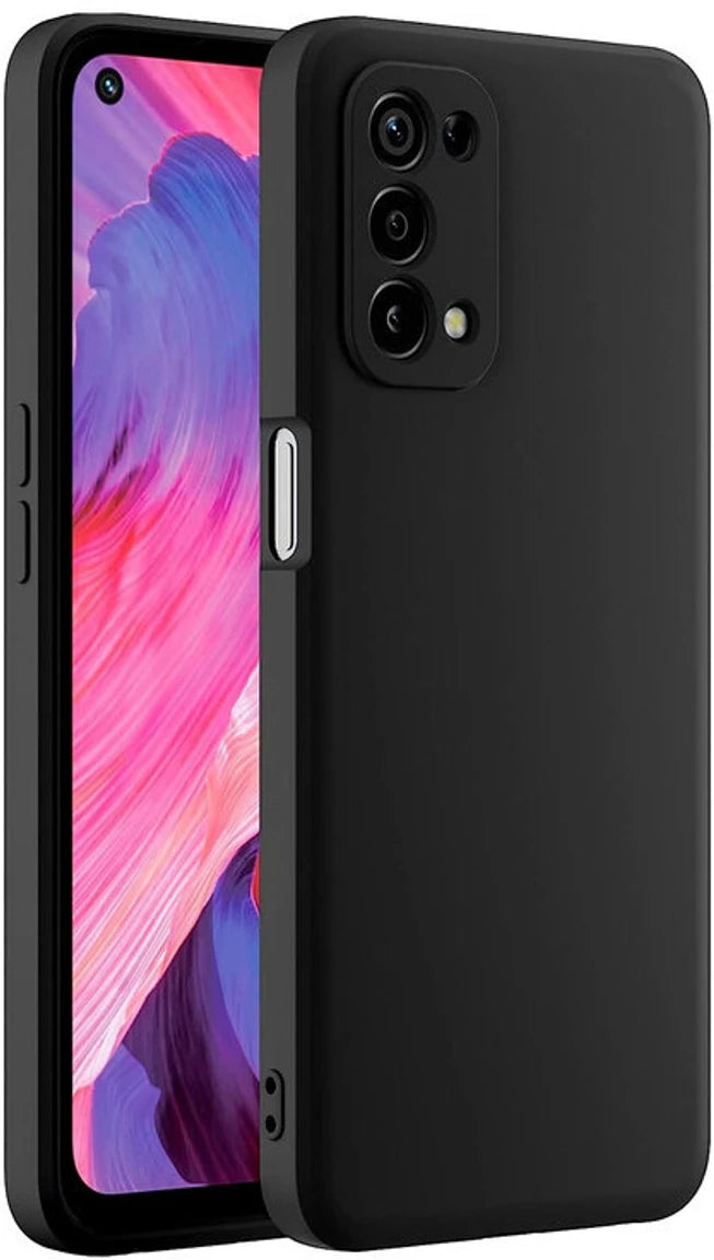 Oppo Reno 5 Pro (Black Silicone Cover)