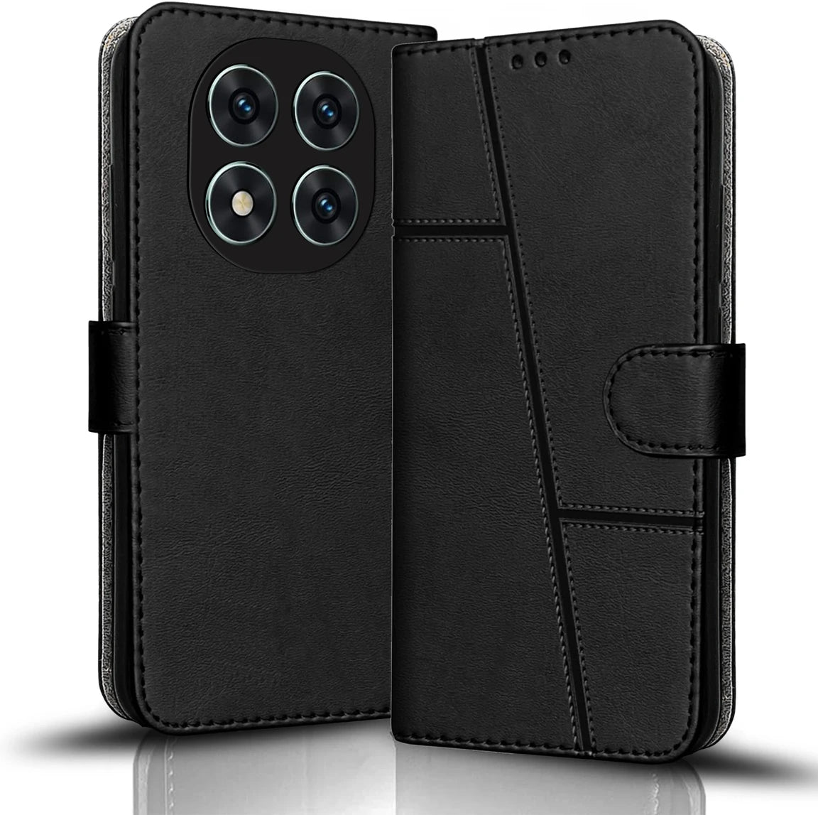Redmi Note 14 Pro (5G) Flip Case Cover ( Black )