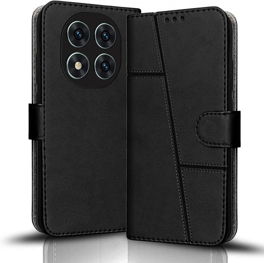Redmi Note 14 Pro (5G) Flip Case Cover ( Black )