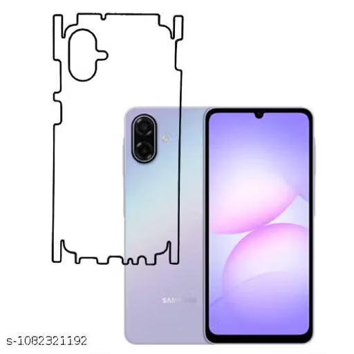 Samsung Galaxy A07 5G Back Screen Guard For Matte Finish, Smooth Touch, Unbreakable Membrane