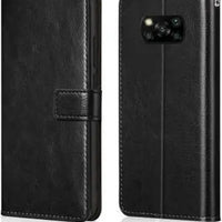 Leather Wallet Cover for Poco X3 / X3 Pro