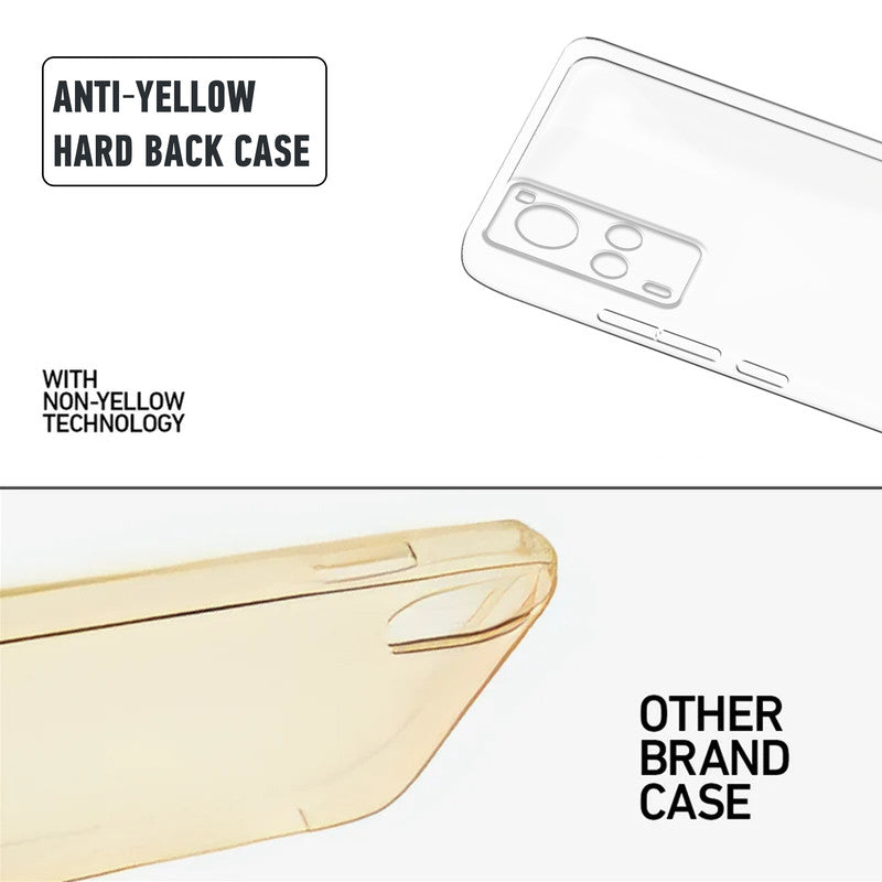 Crystal Clear Hard Back Anti-Yellowing Phone Case For Vivo X60