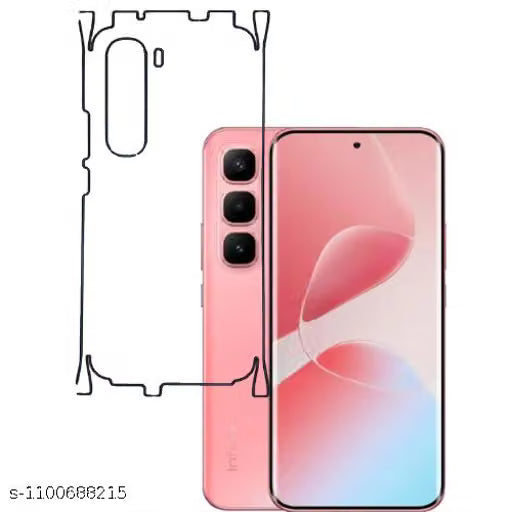 Infinix Hot 60 Pro Plus 5G Back Screen Guard For Matte Finish, Smooth Touch, Unbreakable Membrane