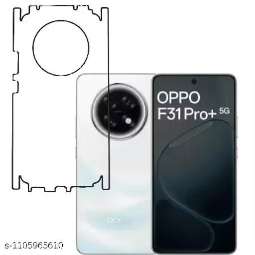 Oppo f31 pro plus 5g Back Screen Guard For Matte Finish, Smooth Touch, Unbreakable Membrane