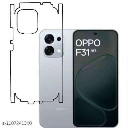 Oppo F31 5g Back Screen Guard For Matte Finish, Smooth Touch, Unbreakable Membrane