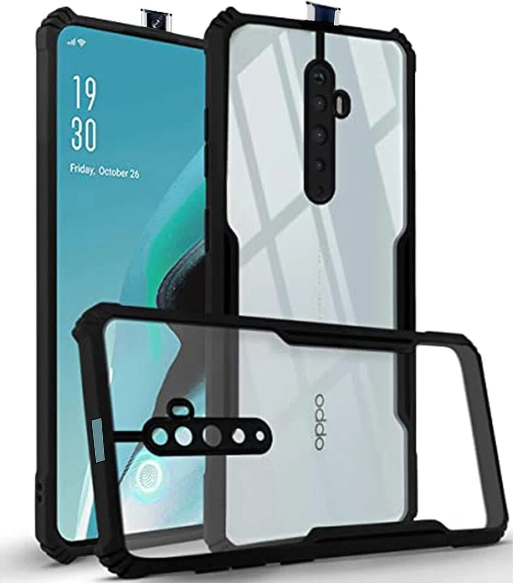Oppo Reno 2F/ 2Z Back Cover (Black Bumper)