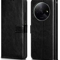 Leather Wallet Cover for Redmi A3X