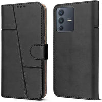 Leather Wallet Cover for Vivo V23 Pro 5G