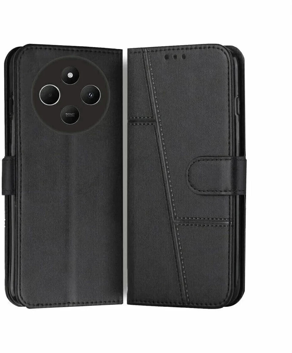 Vivo T4 5G Flip Case Cover ( Black )