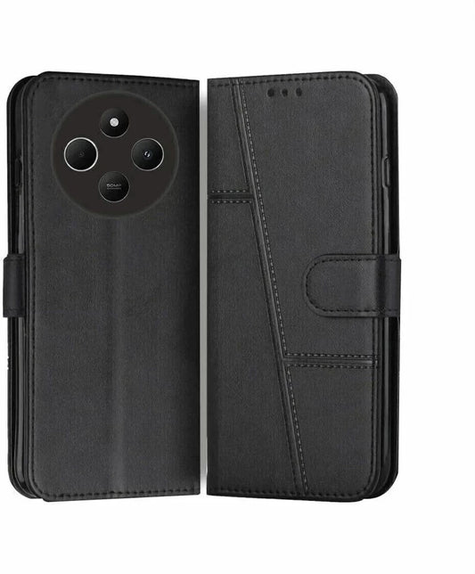 Vivo T4 5G Flip Case Cover ( Black )