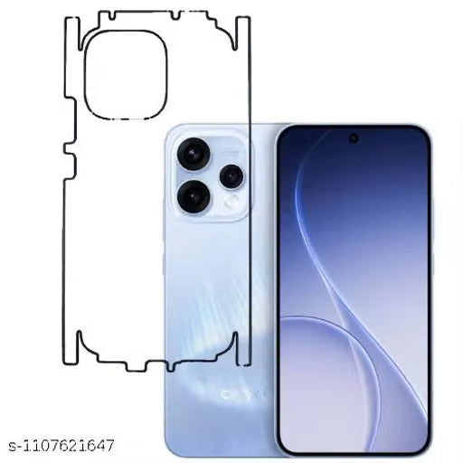 Oppo Reno 15c 5g Back Screen Guard For Matte Finish, Smooth Touch, Unbreakable Membrane