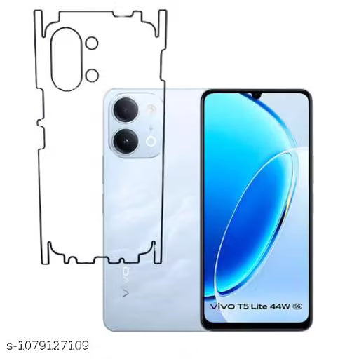 VIVO T5 Lite 5G Back Screen Guard For Matte Finish, Smooth Touch, Unbreakable Membrane