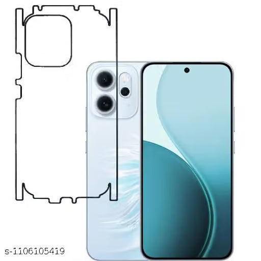 Oppo Reno 14F 5g Back Screen Guard For Matte Finish, Smooth Touch, Unbreakable Membrane