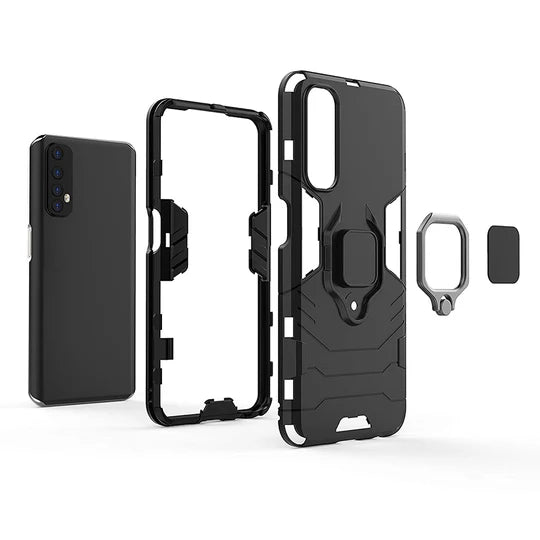 Hybrid Rugged Armor Kickstand Case for Realme 7/Narzo 20 Pro