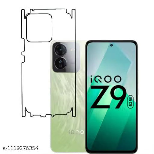 IQOO Z9 5G Back Screen Guard For Matte Finish, Smooth Touch, Unbreakable Membrane