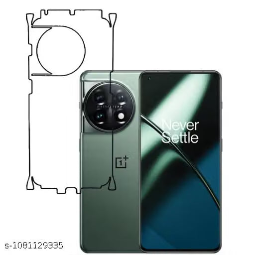 ONEPLUS 11 5G Back Screen Guard For Matte Finish, Smooth Touch, Unbreakable Membrane