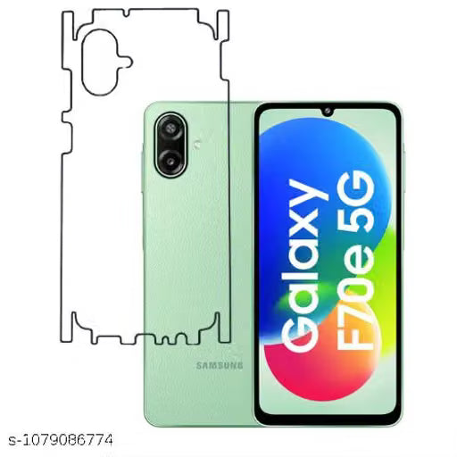 Samsung Galaxy F70E 5G Back Screen Guard For Matte Finish, Smooth Touch, Unbreakable Membrane