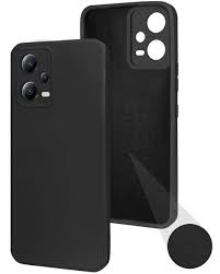 Redmi Note 12 Pro Plus (5G) Black Silicone Cover)