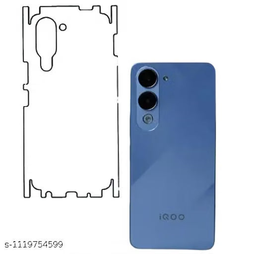 IQOO Z10 LITE 5G Back Screen Guard For Matte Finish, Smooth Touch, Unbreakable Membrane