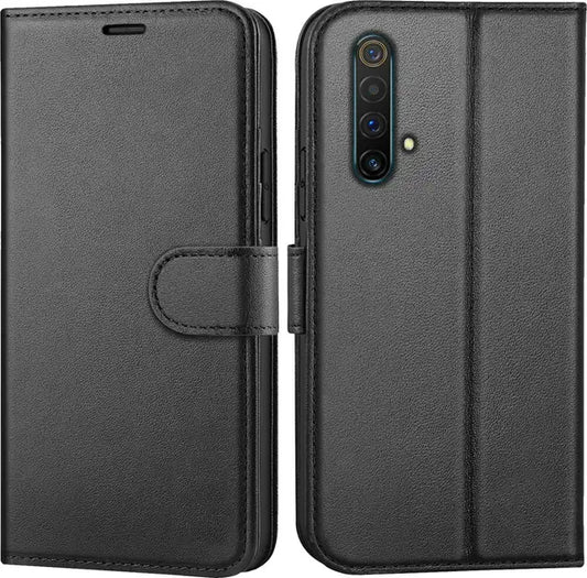 Leather Wallet Cover for Realme X3