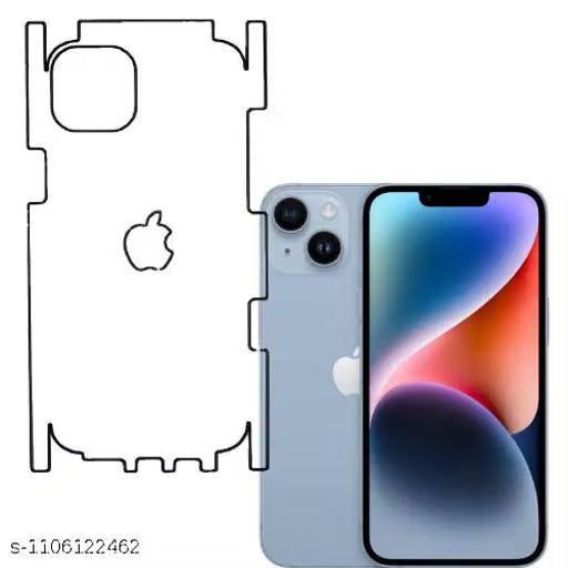 IPHONE 14 Plus Back Screen Guard For Matte Finish, Smooth Touch, Unbreakable Membrane