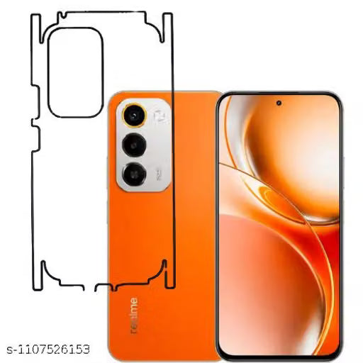 Realme Narzo X 5g Back Screen Guard For Matte Finish, Smooth Touch, Unbreakable Membrane