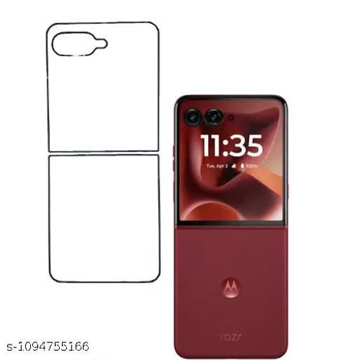 Moto Razr 60 Ultra 5G Back Screen Guard For Matte Finish, Smooth Touch, Unbreakable Membrane