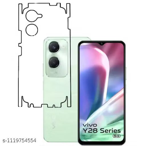 VIVO Y28E 5G Back Screen Guard For Matte Finish, Smooth Touch, Unbreakable Membrane